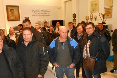 Συνεργάτες της πολυεθνικής εταιρείας ΑΤΛΑΣ ΚΟΠΚΟ ΑΕ επισκέφτηκαν το Μουσείο Μαραθωνίου Δρόμου