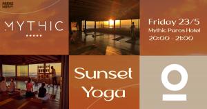 4th Paros Way – Ένα Μοναδικό Sunset Yoga Μάθημα στο Somana Flo Studio του Mythic Paros