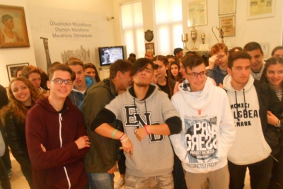 Μαθητές του Λυκείου Αναβύσσου επισκέφτηκαν το Μουσείο Μαραθωνίου Δρόμου