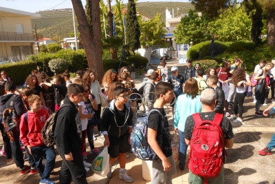 Μαθητές Γυμνασίου της Ελληνογαλλικής Σχολής JEANNE D&#039;ARC επισκέφτηκαν το Μουσείο Μαραθωνίου Δρόμου